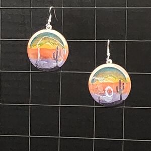 Sunset In The Desert Earrings